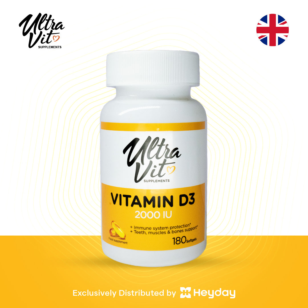Ultravit Vitamin D3 (2000 IU, 180 Softgels)