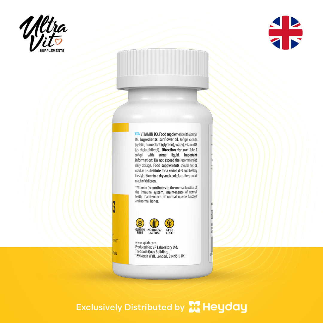 Ultravit Vitamin D3 (120 Softgels)