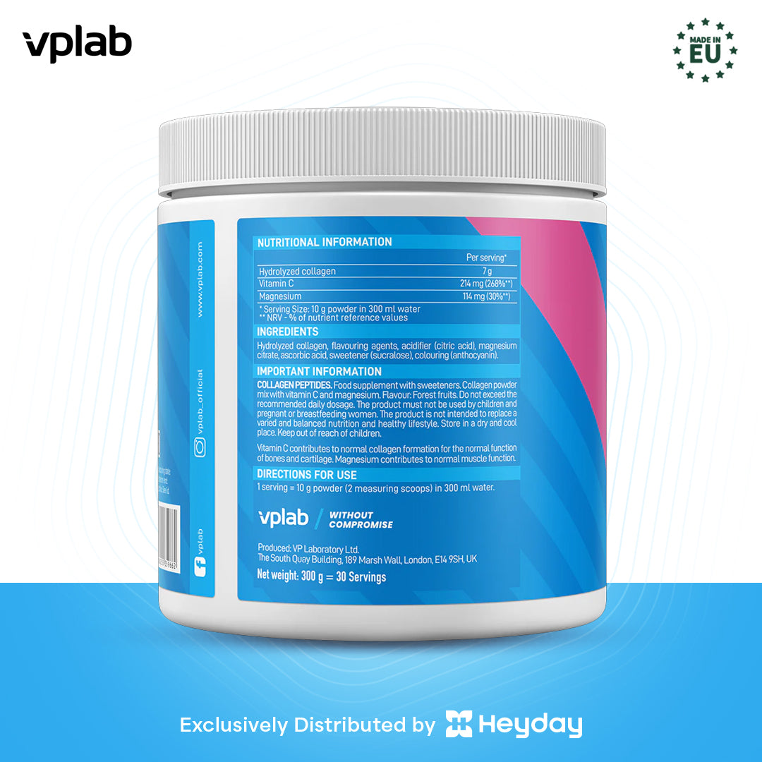 VPLab Collagen Peptides in Forest Fruit Flavor (300g)