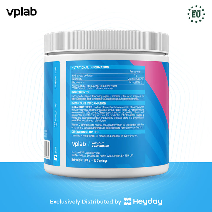 VPLab Collagen Peptides in Forest Fruit Flavor (300g)