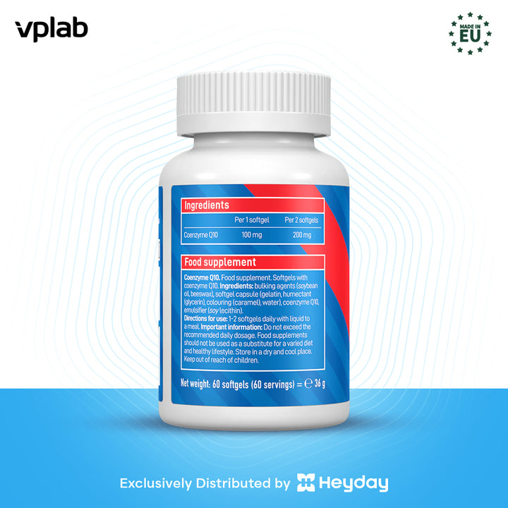 VPLab CoQ-10 (100mg, 60 Softgels)