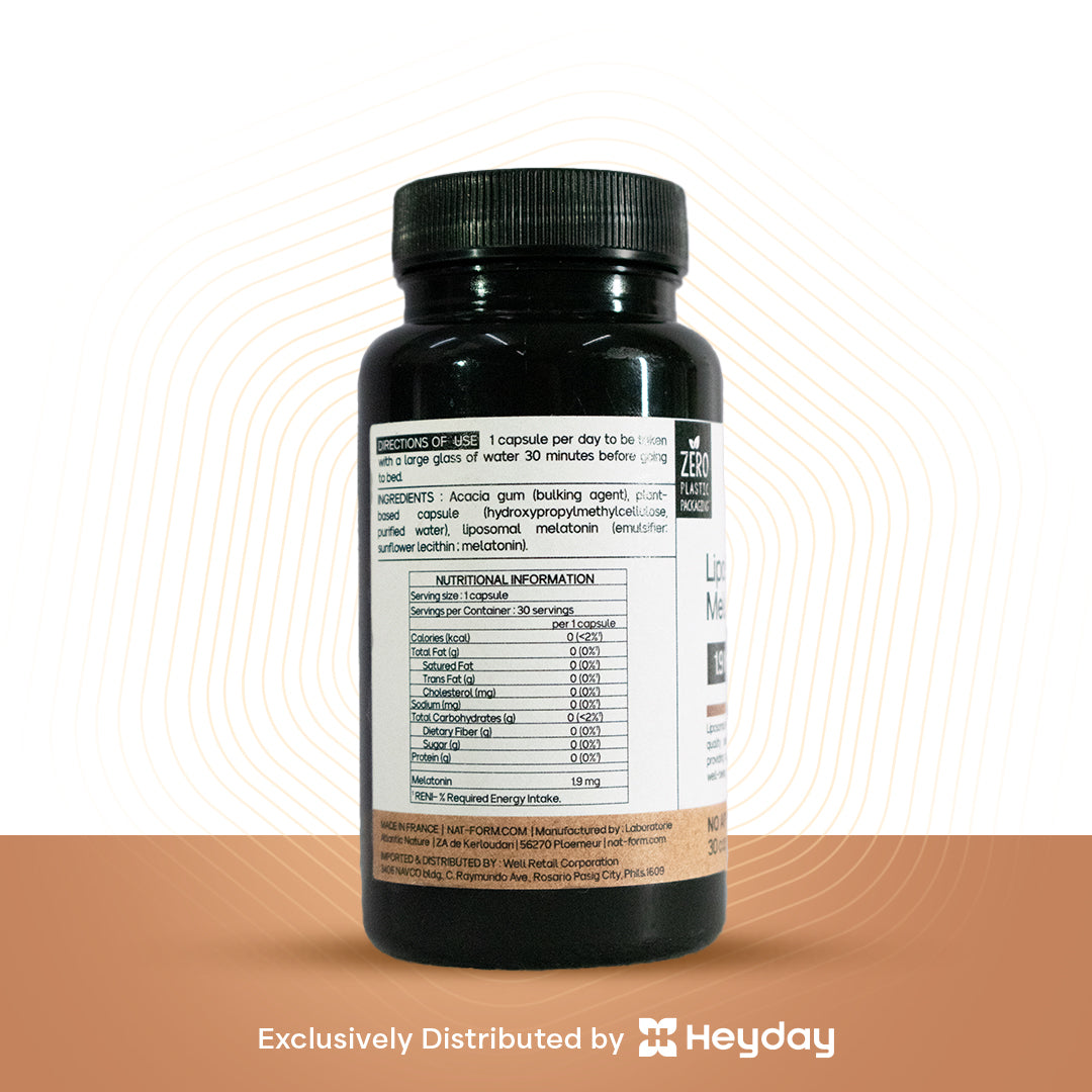 Nat&Form Melatonin Liposomal Sleep Aid