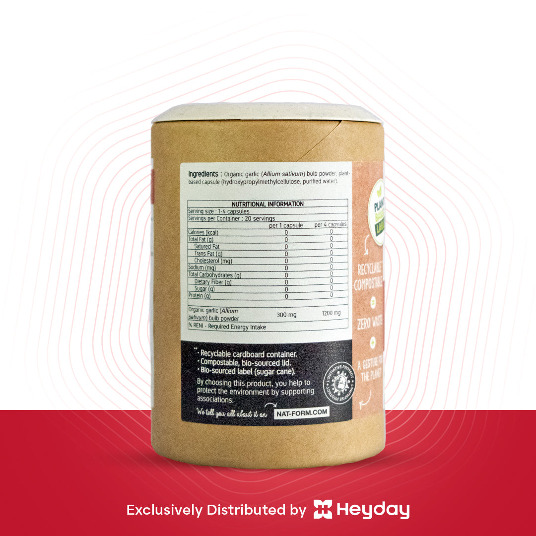 Nat&Form Organic Garlic Capsules