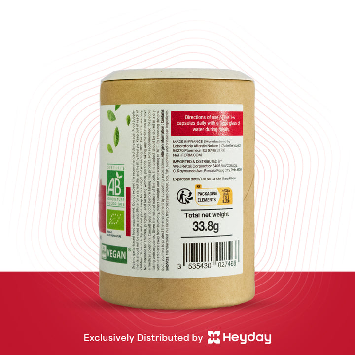 Nat&Form Organic Garlic Capsules