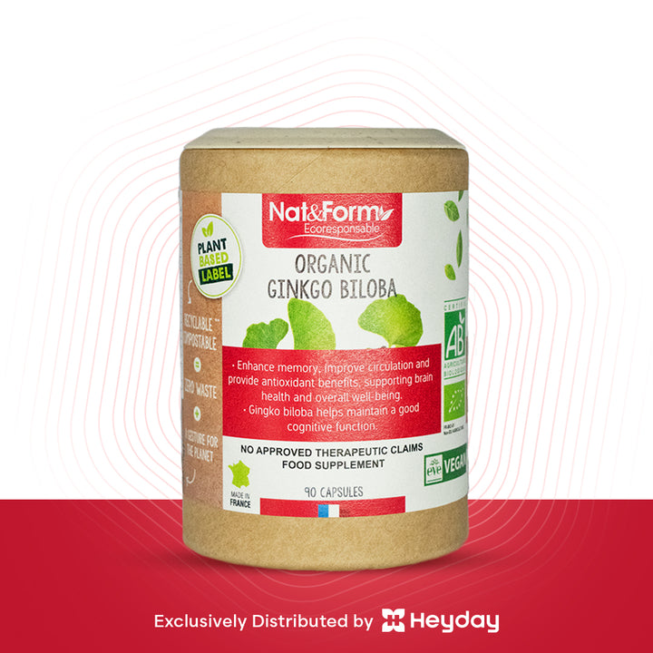 Nat&Form Organic Ginkgo Biloba