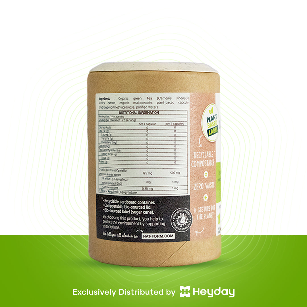 Nat&Form Organic Green Tea Capsule