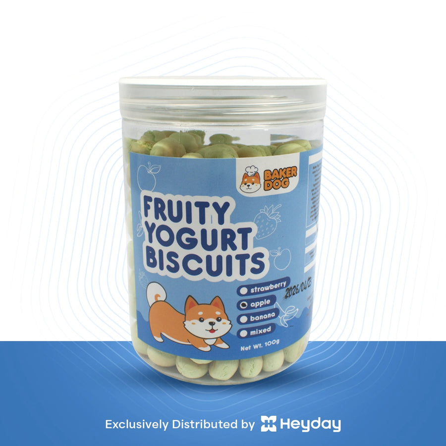 Bakerdog Fruity Apple Yogurt Dog Biscuits - Heyday Philippines