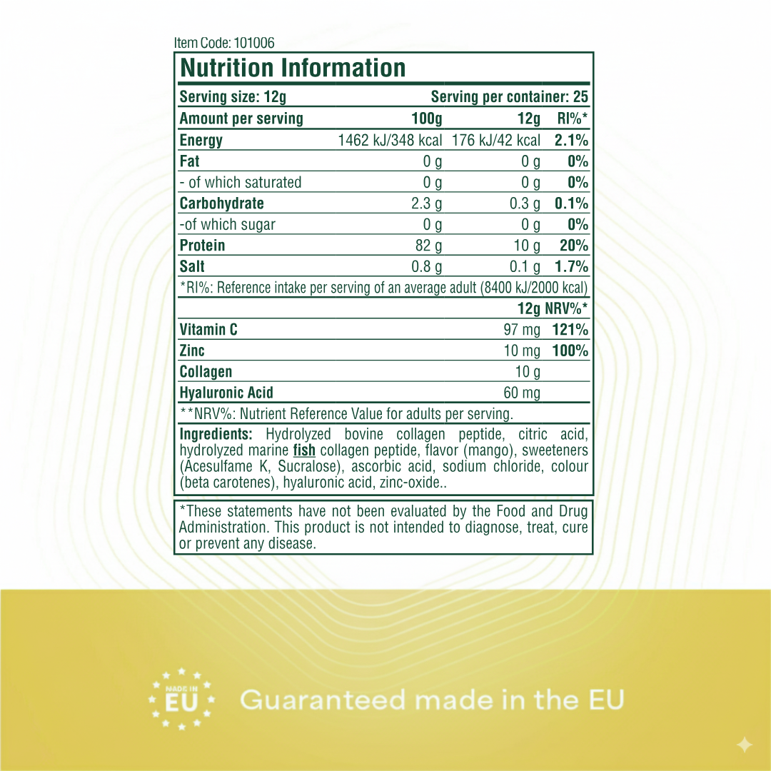Heyday Essentials: CollaGold (Mango Flavor, 300g)