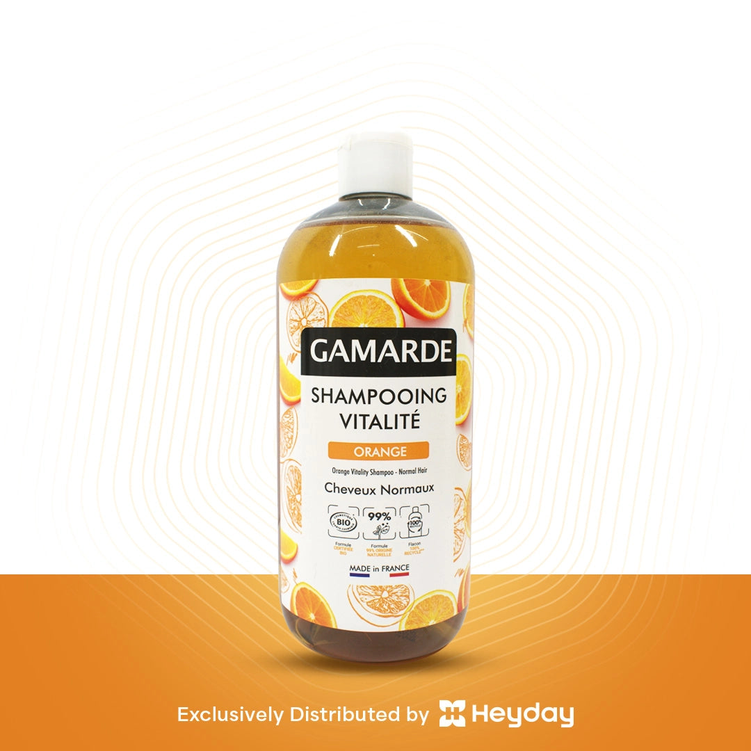 Gamarde Vitality Shampoo (SHAMPOOING VITALITÉ - ORANGE)