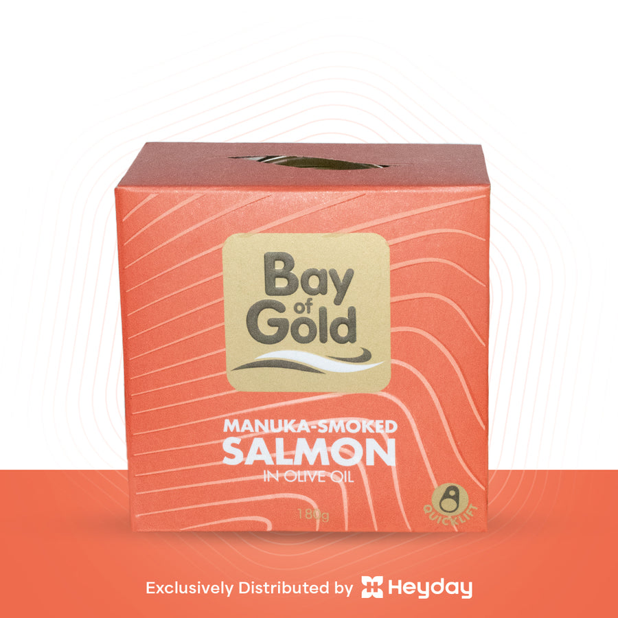 MANUKA-SMOKED SALMON IN OLIVE