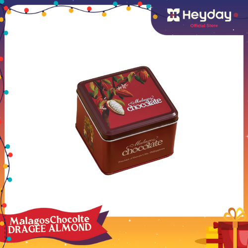 Dragee Almond In Red Tin Can