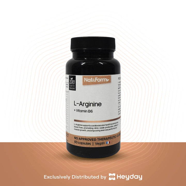 Nat&Form Arginine (60 Zero-Plastic Capsules) - Heyday Philippines