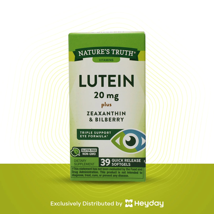 Nature's Truth Lutein 20mg + Zeaxanthin