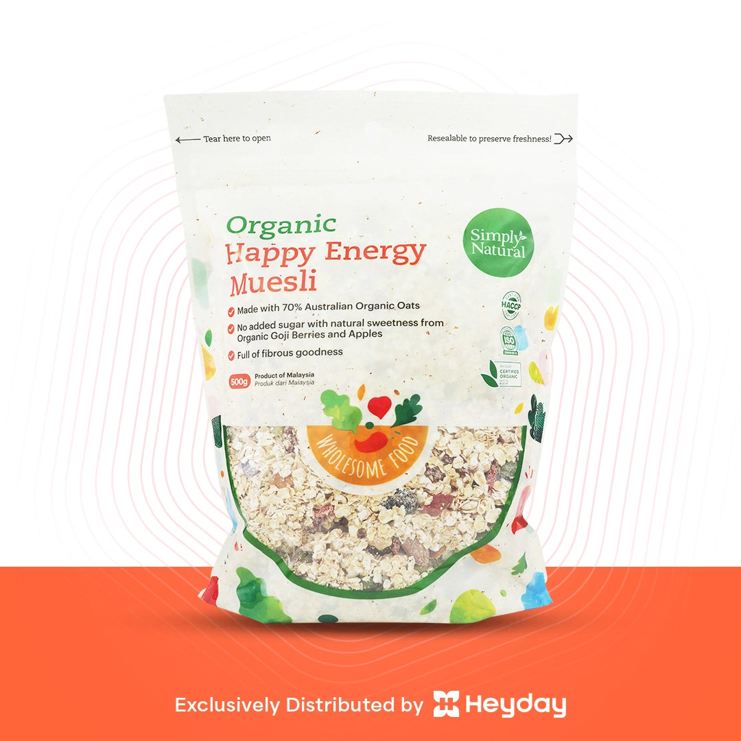 Organic Happy Energy Muesli Oat