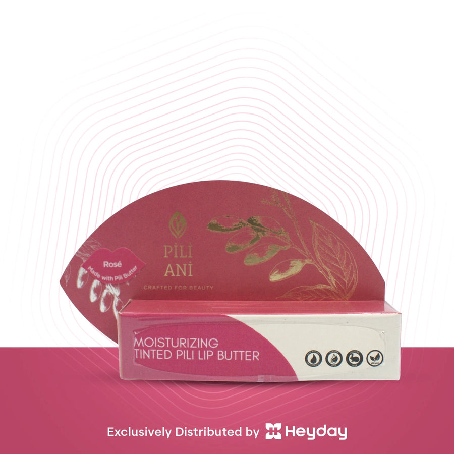 PILI ANI Moisturizing Tinted Pili Lip Butter (Rose)