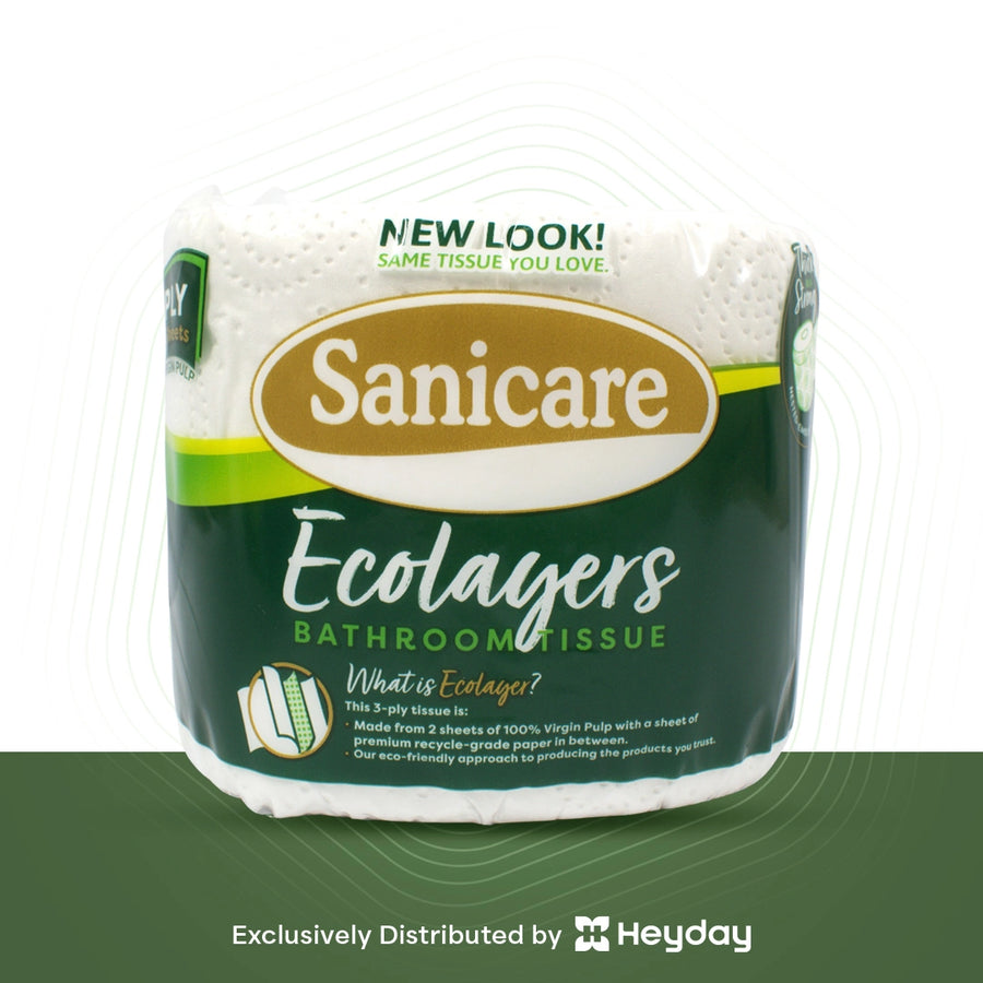 Sanicare B.T  3-Ply Ecolayer Toilet Tissue  4’s 600 Sheets