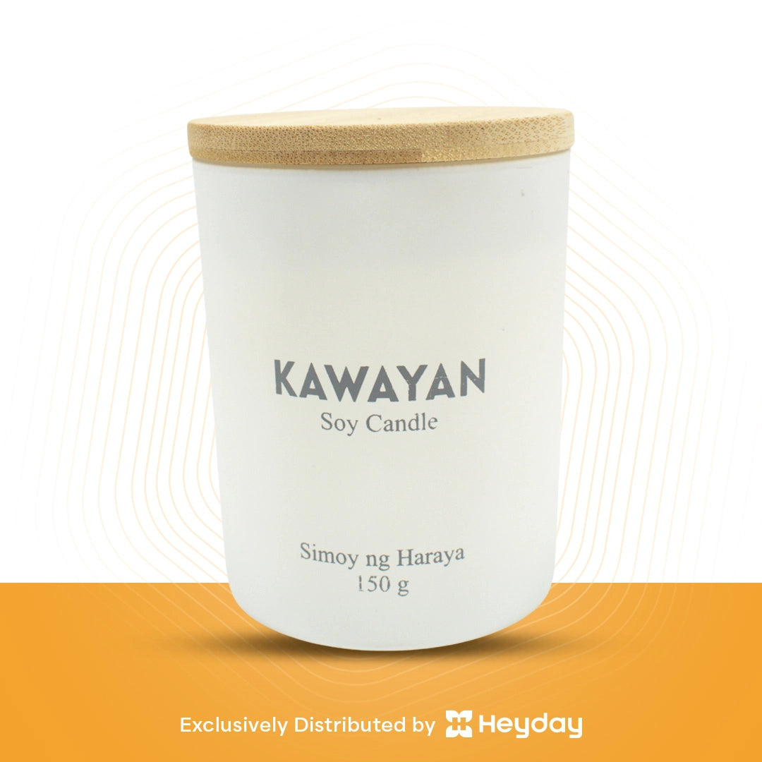 Simoy ng Haraya Soy Candle (Kawayan) - Heyday Philippines