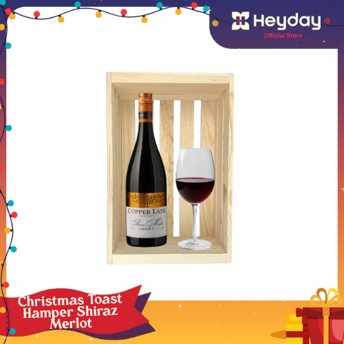 The Christmas Toast Hamper Shiraz Merlot - Red Wine GL