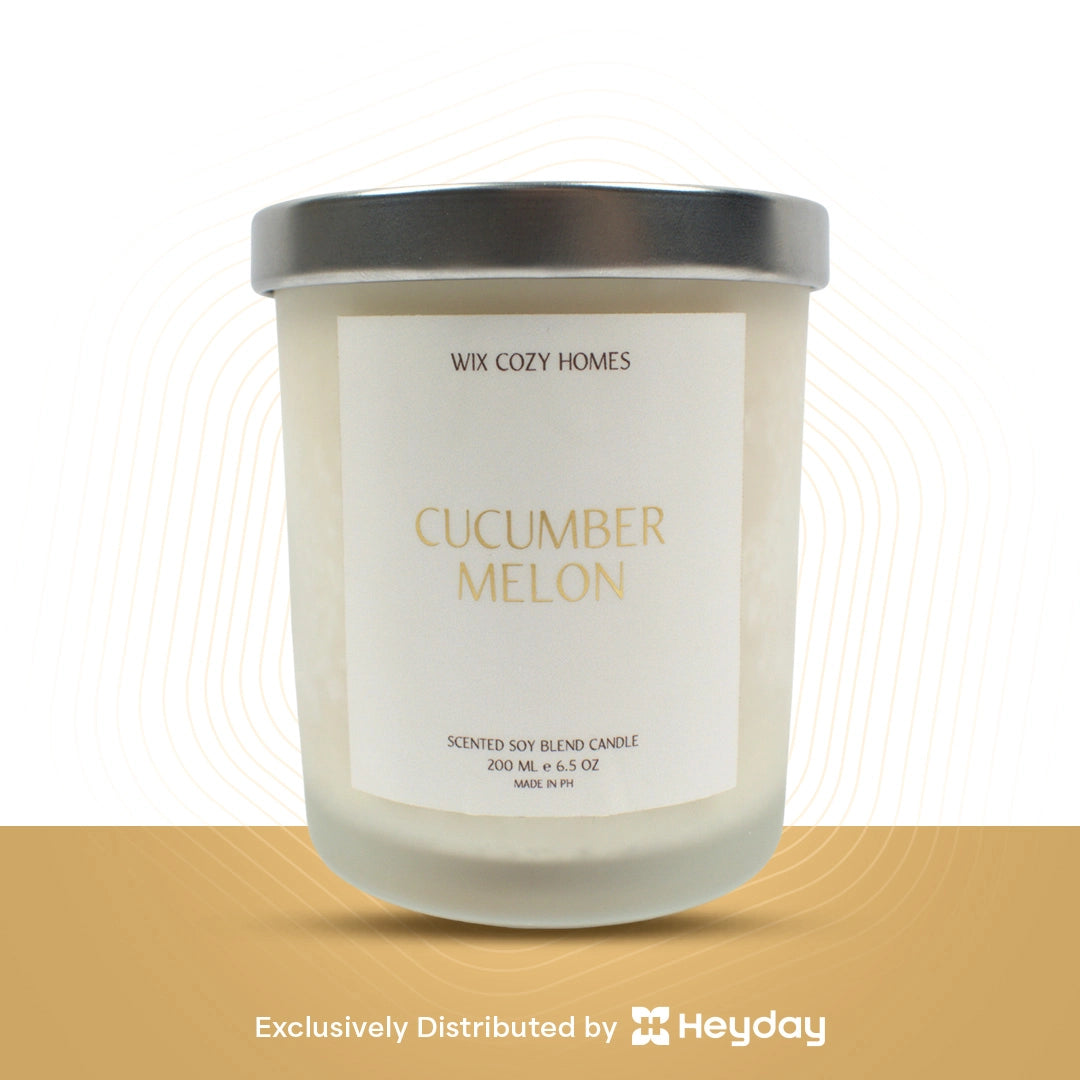 Wix Cozy Homes Classic Cucumber Melon Scented Soy Candle