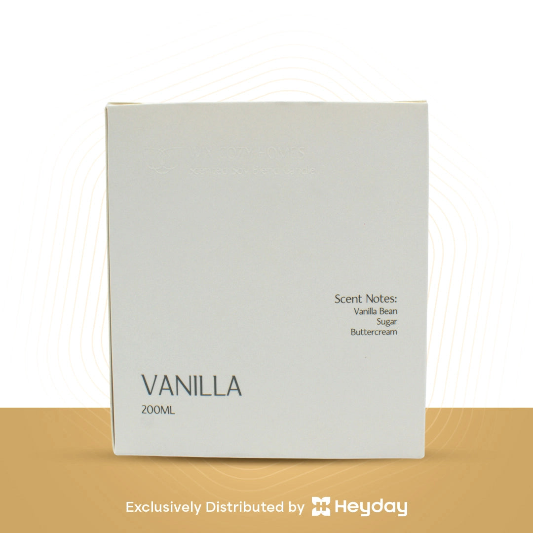 Wix Cozy Homes Classic Vanilla Scented Soy Candle