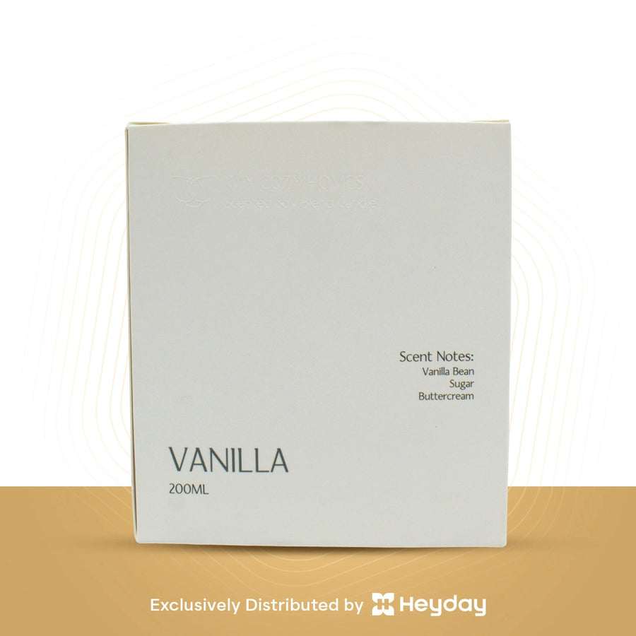 Wix Cozy Homes Classic Vanilla Scented Soy Candle