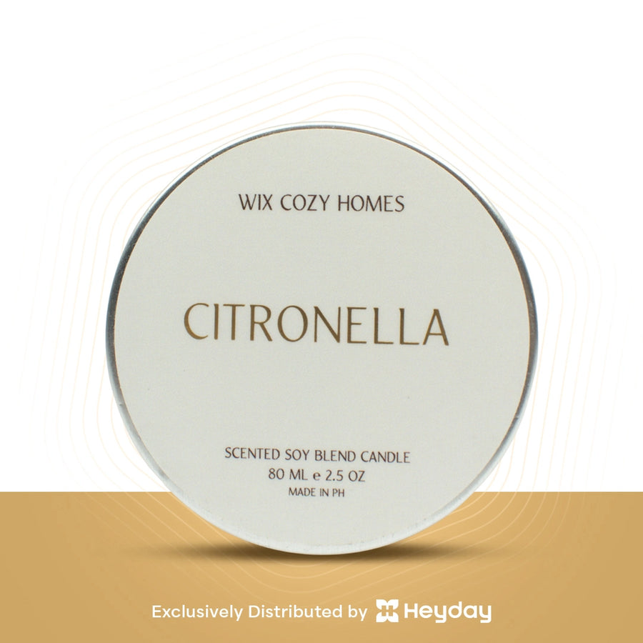 Wix Cozy Homes Travel Citronella Scented Soy Candle 