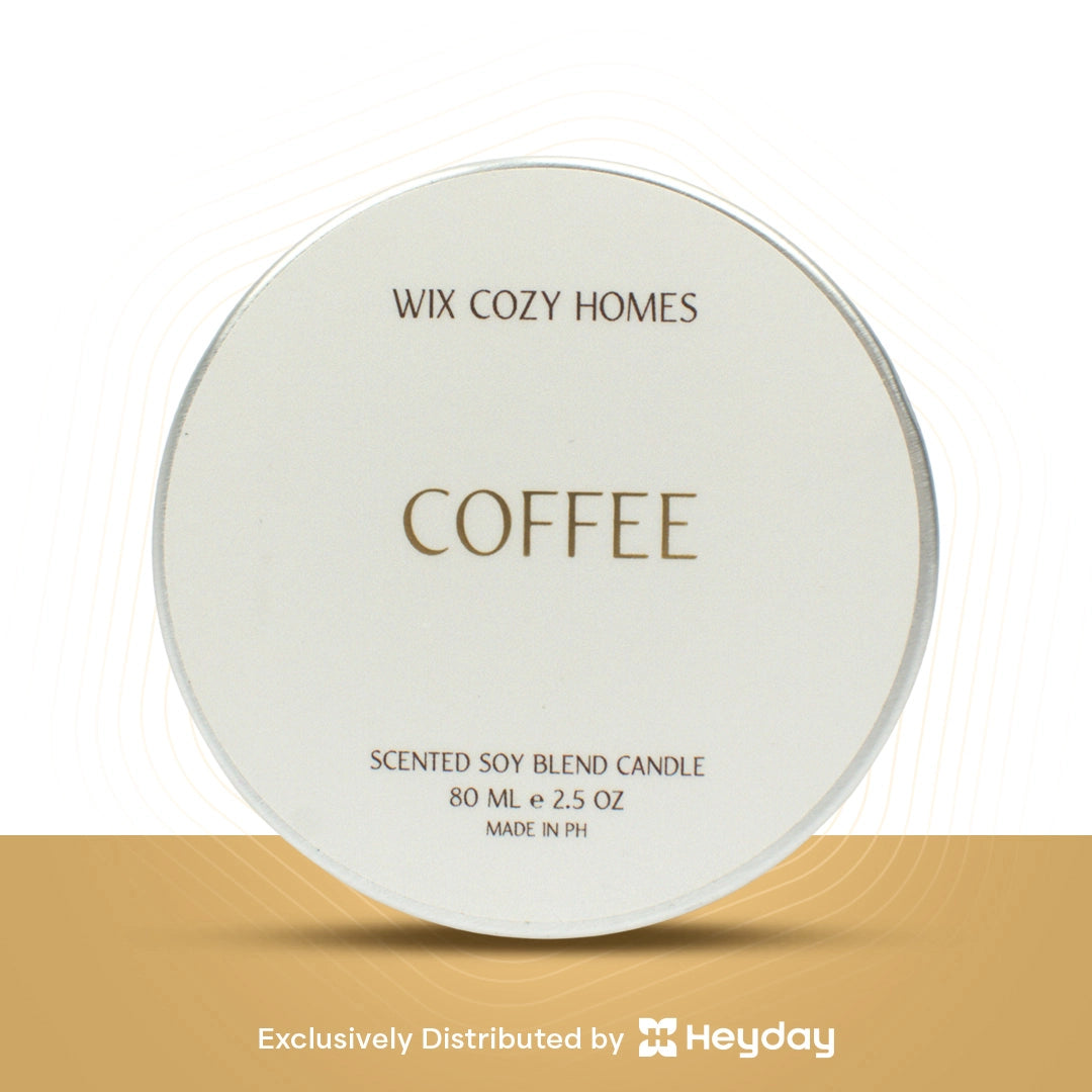 Wix Cozy Homes Travel Coffee Scented Soy Candle