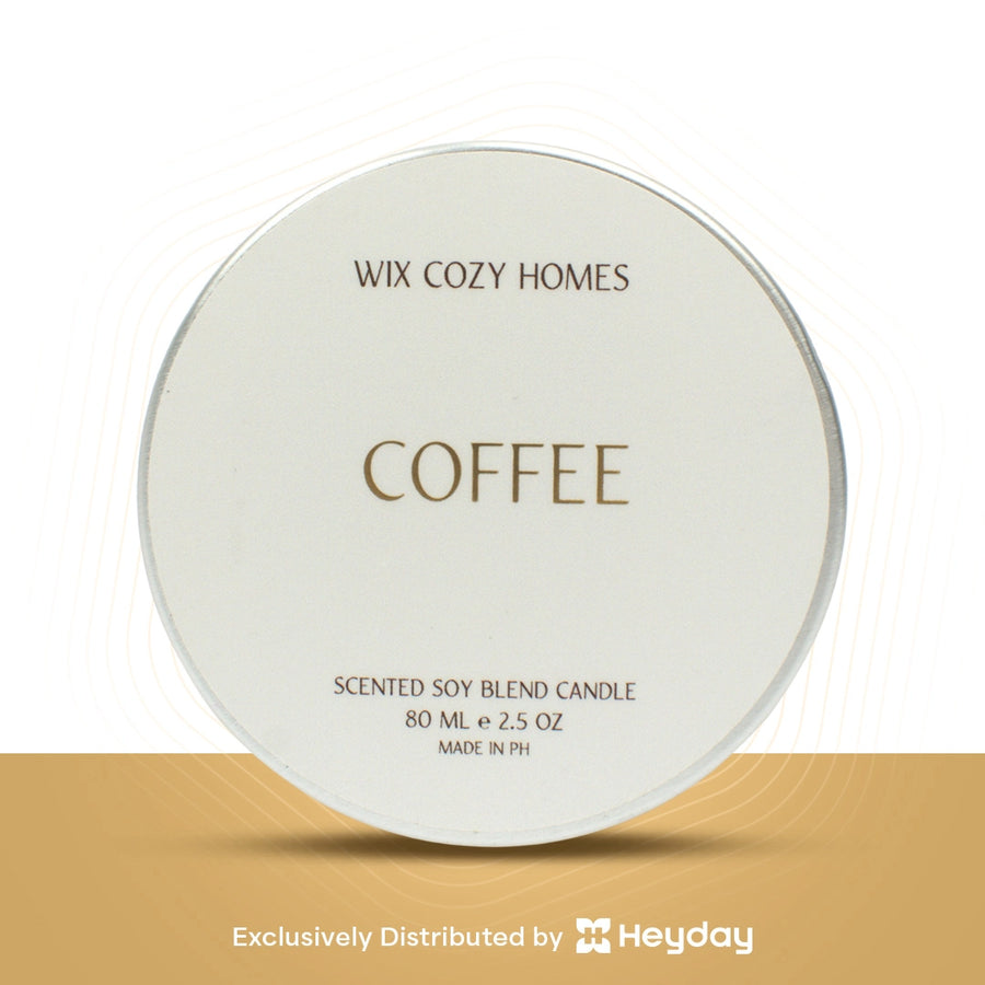 Wix Cozy Homes Travel Coffee Scented Soy Candle