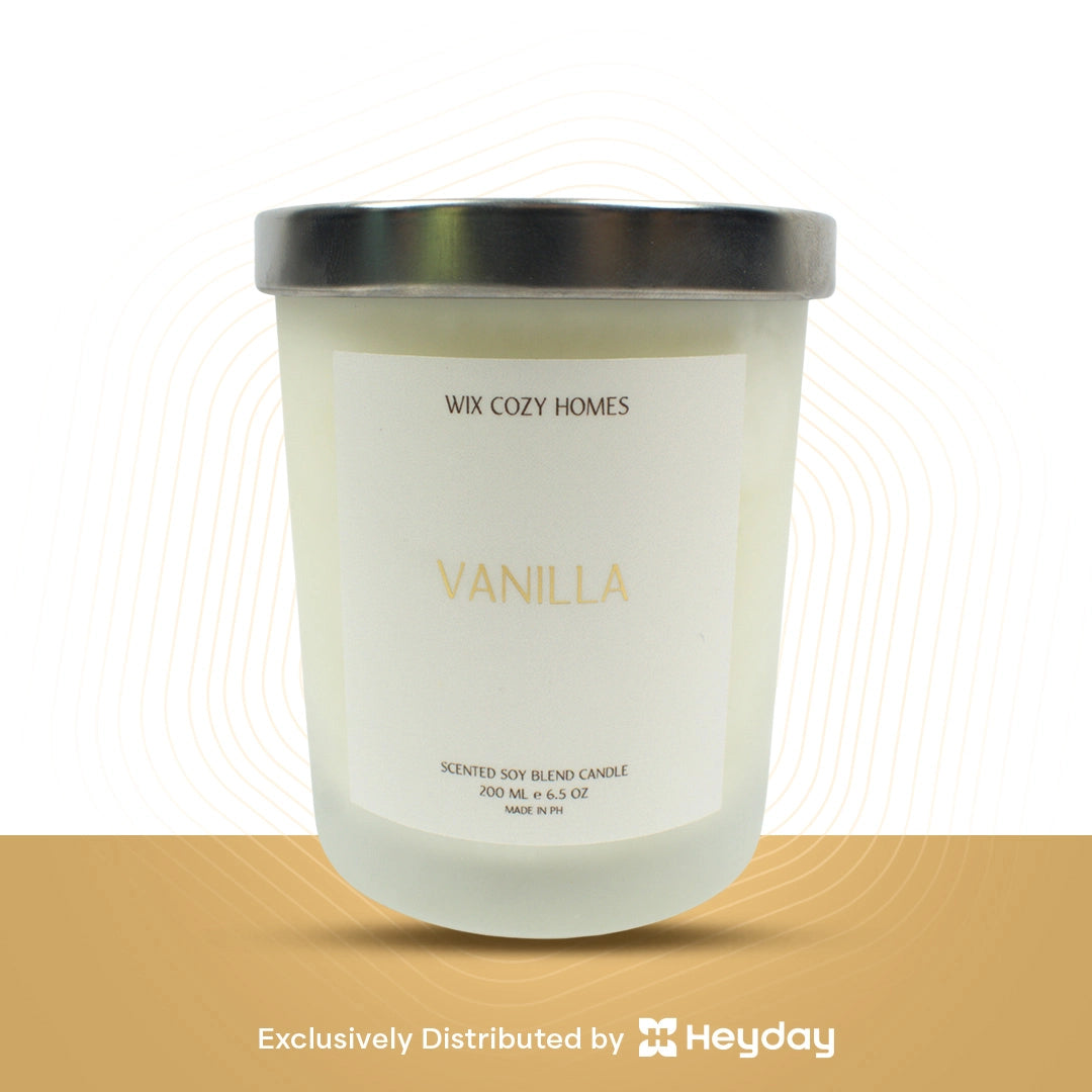 Wix Cozy Homes Travel Vanilla Scented Soy Candle