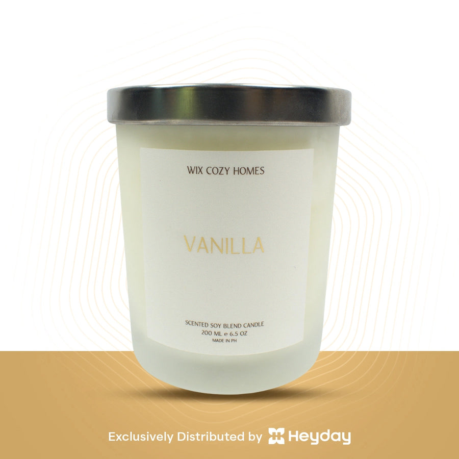 Wix Cozy Homes Travel Vanilla Scented Soy Candle
