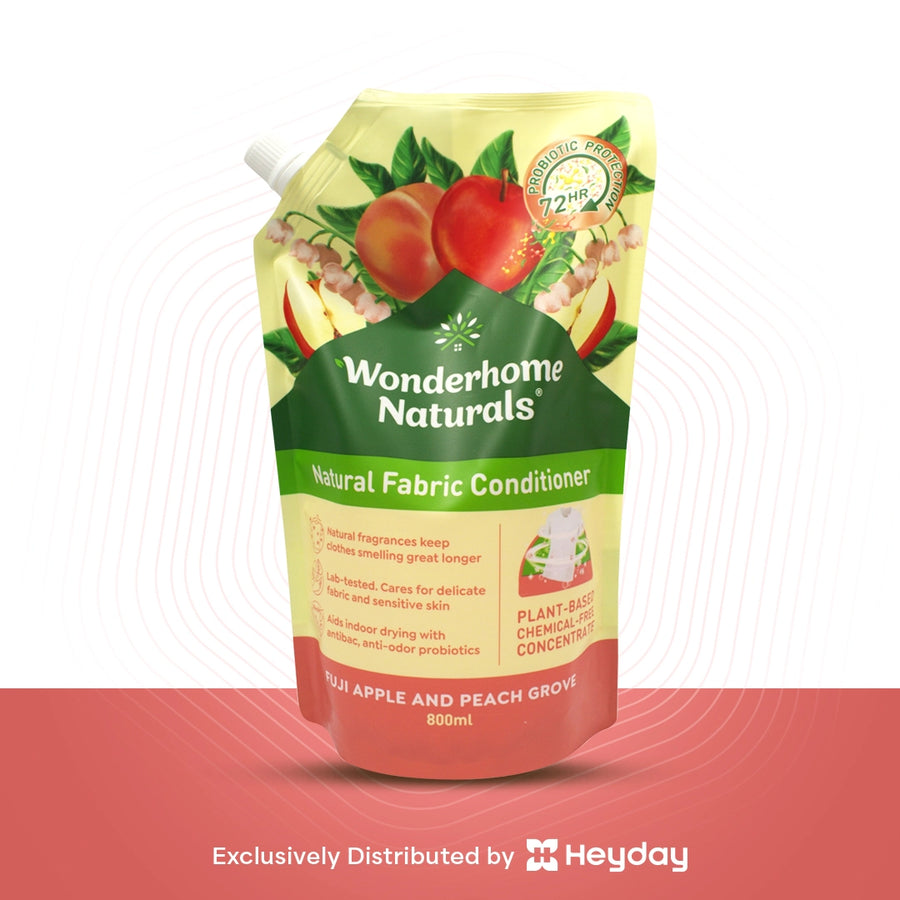 WonderHomes Plant-Based Fabric Conditioner (Fuji Apple and Peach)
