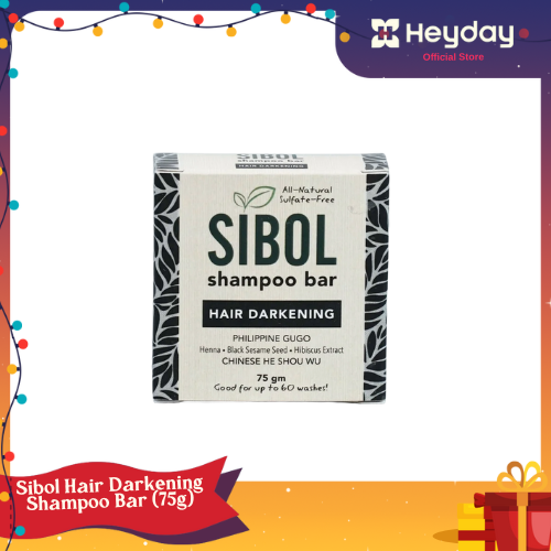 Sibol Hair Darkening Shampoo Bar (75g)